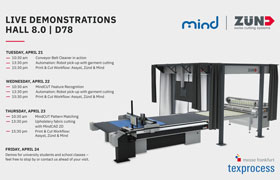 Mind reforça presença internacional na Texprocess 2026 com soluções digitais para a indústria têxtil